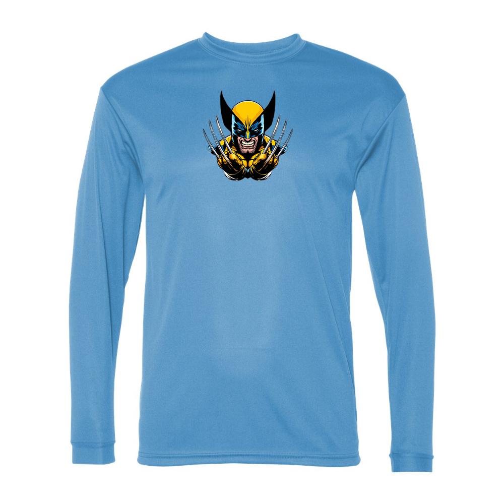Men's Wolverine 2025 Art   Performance Long Sleeve T-Shirt
